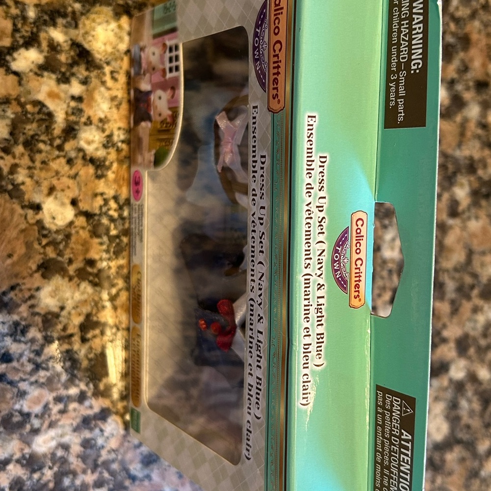 Calico Critters Town Dress Up Clothes( Navy & Light Blue ) For Adult & Child NEW - Picture 2 of 6
